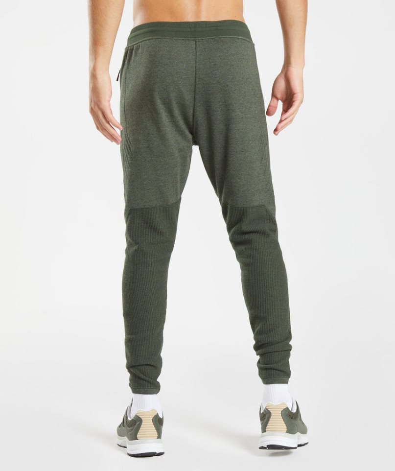 Men's Gymshark Retake Knit Jogger Olive | CA N80AD5